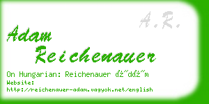 adam reichenauer business card